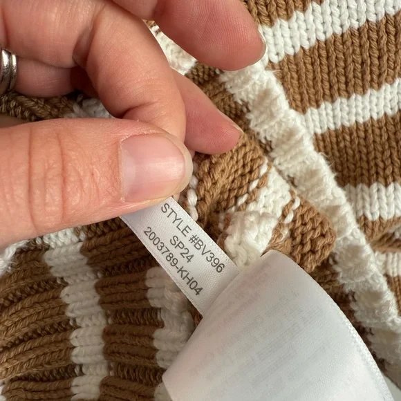 NWT J. Crew Rollneck Striped Sweater size Medium - Picture 11 of 11